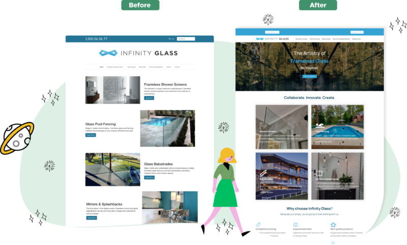 How Experto built a winning website for Infinity Glass
